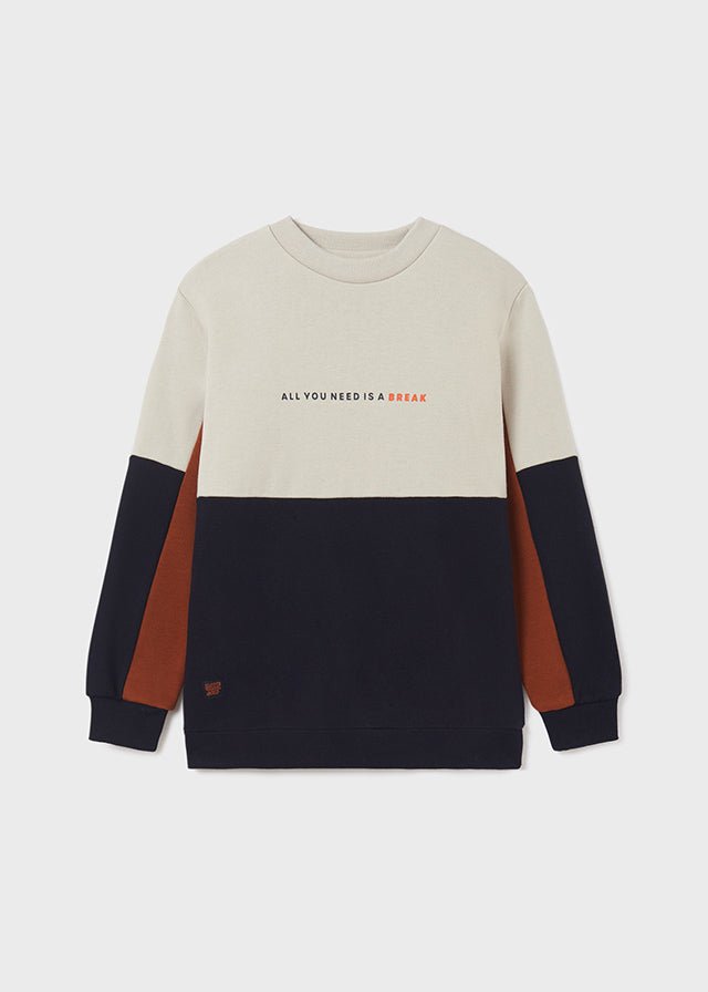Pullover for teen boy - Beige - Be Chic