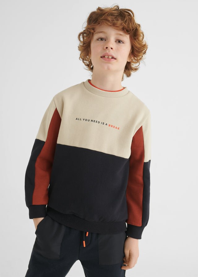 Pullover for teen boy - Beige - Be Chic