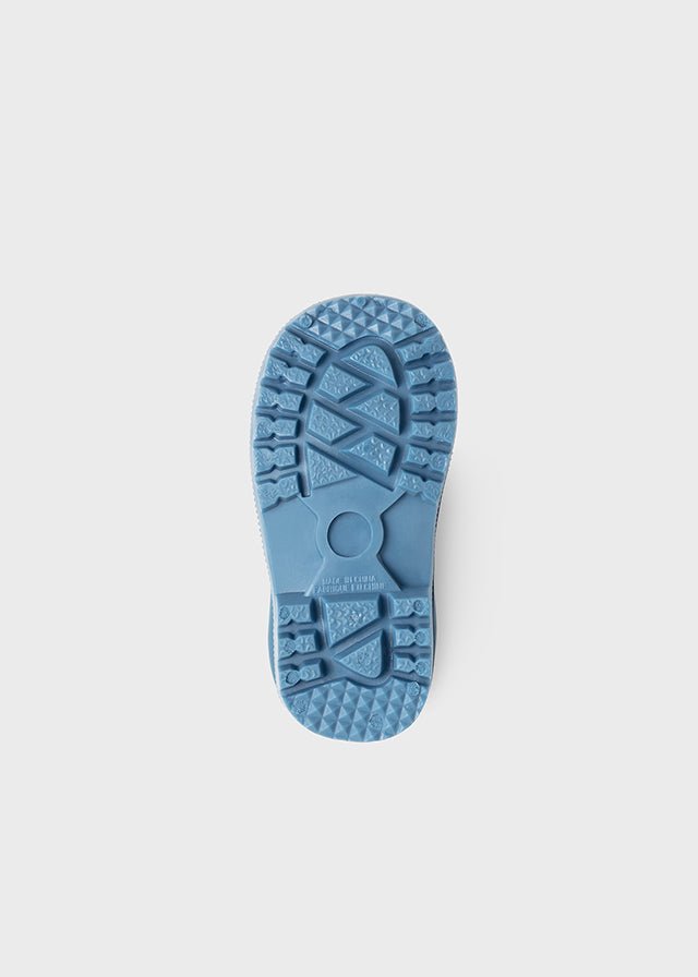Rain boots with animal detail for baby boy - blue - Be Chic
