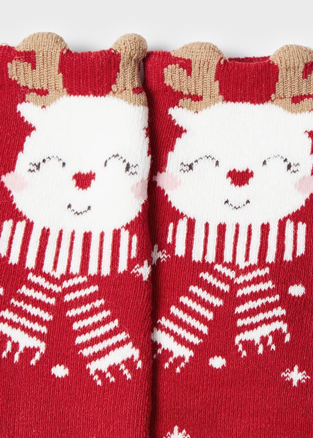 Socks for baby girl - Red - Be Chic