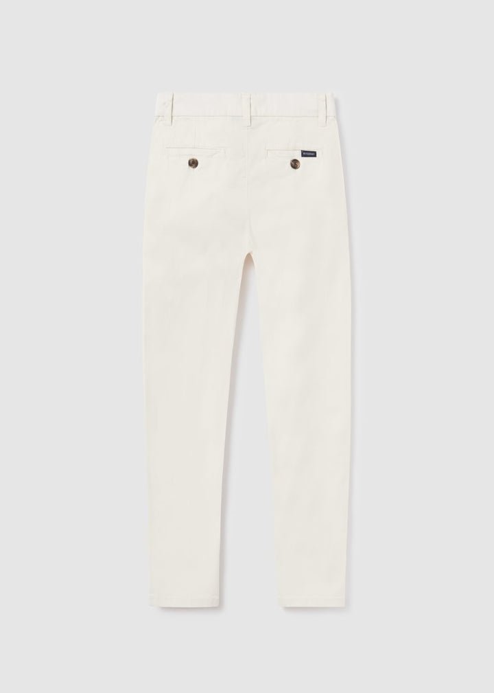 Mayoral Basic trousers for teen boy - Natural Mayoral