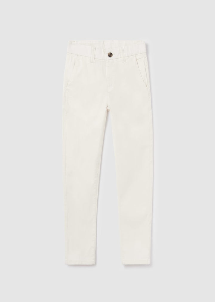 Mayoral Basic trousers for teen boy - Natural Mayoral