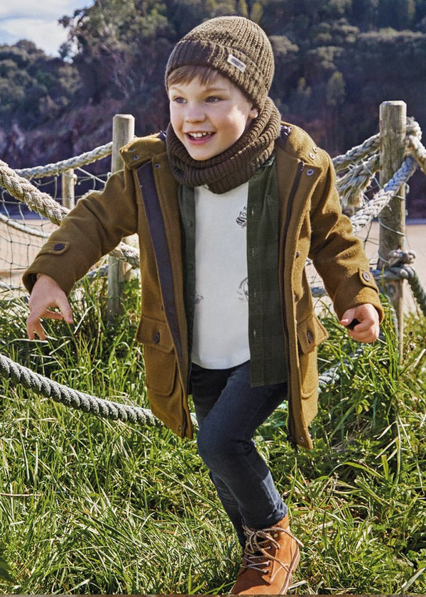Trench for boy - Old Moss G - Be Chic