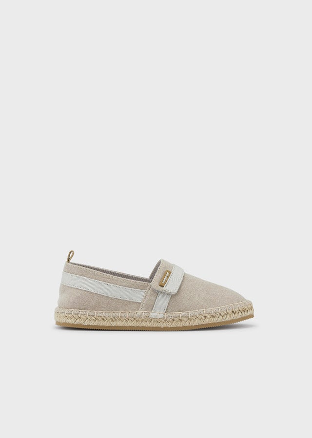 Velcro espadrille for boy - Sand - Be Chic